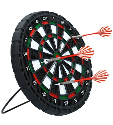Attēls no Darts komplekts ar 3 asām šautriņām Ø31 cm 14+ CB44930