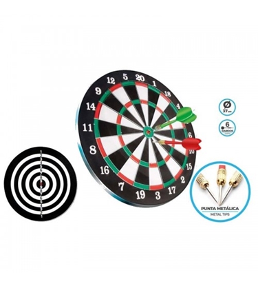 Attēls no Darts komplekts ar 4 asām šautriņām Ø37 cm 14+ CB52484