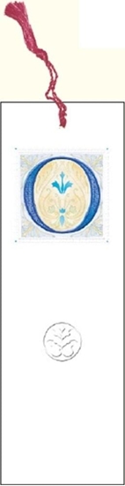 Picture of DaVinci Zakadka do ksiki z anagramem Litera O