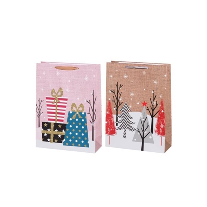 Attēls no Dāvanu maisiņš Winteria Art 31x12x12cm  2-veidi