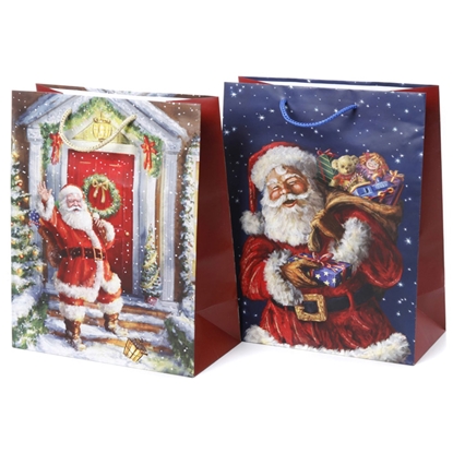 Attēls no Dāvanu maisiņš Winteria Classical Xmas 38x30x11cm