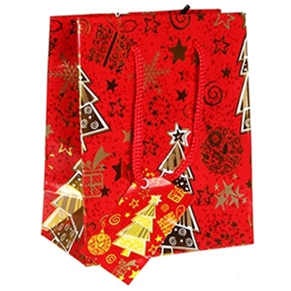 Picture of Dāvanu maisiņš Ziemassvētku 11x6x13,5cm