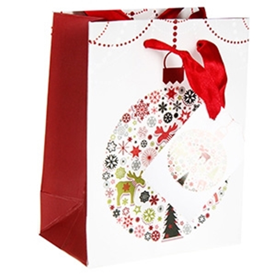 Picture of Dāvanu maisiņš Ziemassvētku 11x6x13,5cm