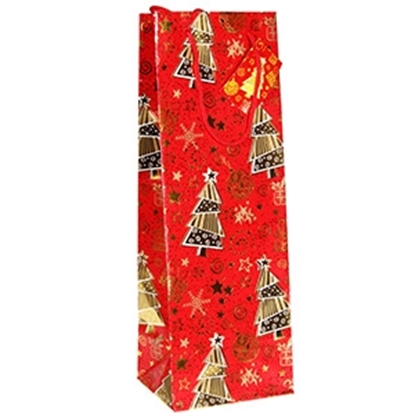 Attēls no Dāvanu maisiņš Ziemassvētku 12x10x35cm