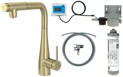 Picture of Deante Bateria kuchenna z zestawem do filtracji wody z wycigan wylewk