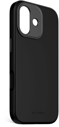 Attēls no Decoded AntiMicrobial Silicone Backcover - silikonowa obudowa ochronna do iPhone 17 kompatybilna z MagSafe (phantom black)