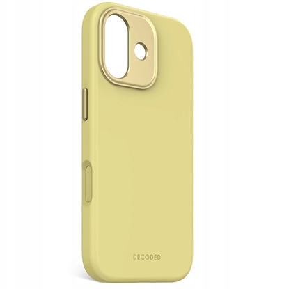Attēls no Decoded AntiMicrobial Silicone Backcover - silikonowa obudowa ochronna do iPhone 17 kompatybilna z MagSafe yuma yellow