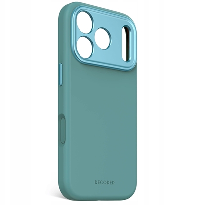 Attēls no Decoded AntiMicrobial Silicone Backcover - silikonowa obudowa ochronna do iPhone 17 Pro kompatybilna z MagSafe retro blue