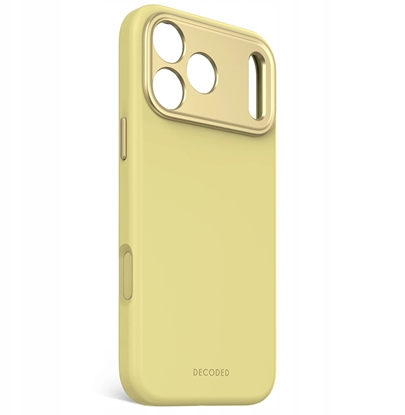 Attēls no Decoded AntiMicrobial Silicone Backcover - silikonowa obudowa ochronna do iPhone 17 Pro Max kompatybilna z MagSafe yuma yellow