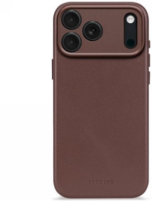 Изображение Decoded Leather Backcover - skórzana obudowa ochronna do iPhone 17 Pro kompatybilna z MagSafe (chocolat brown)