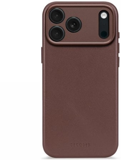 Изображение Decoded Leather Backcover - skórzana obudowa ochronna do iPhone 17 Pro kompatybilna z MagSafe (chocolat brown)