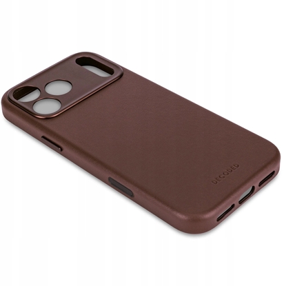 Attēls no Decoded Leather Backcover - skórzana obudowa ochronna do iPhone 17 Pro Max kompatybilna z MagSafe (czekoladowy brown)