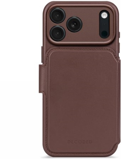 Picture of Decoded Leather Detachable Wallet - skórzana obudowa ochronna do iPhone 17 Pro Max kompatybilna z MagSafe (chocolat brown)