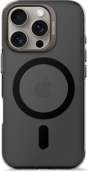 Изображение Decoded Recycled Plastic Backc. iPhone 16 Pro Transparent Black