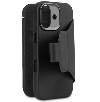 Picture of Decoded Textured Silicone Detachable Wallet - obudowa ochronna do iPhone 17 kompatybilna z MagSafe (phantom black)