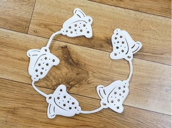 Picture of Dekoracja witeczna Art-Pol Dekoracja piankowa dzwonki