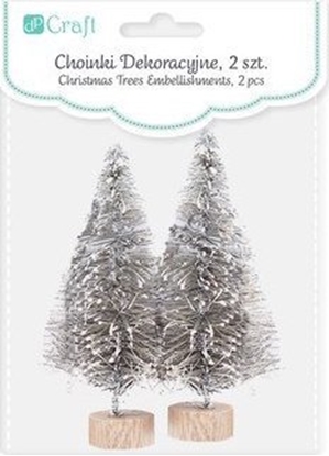 Picture of Dekoracja witeczna Dalprint Choinki dekoracyjne DPCRAFT 8cm 2szt. srebrne