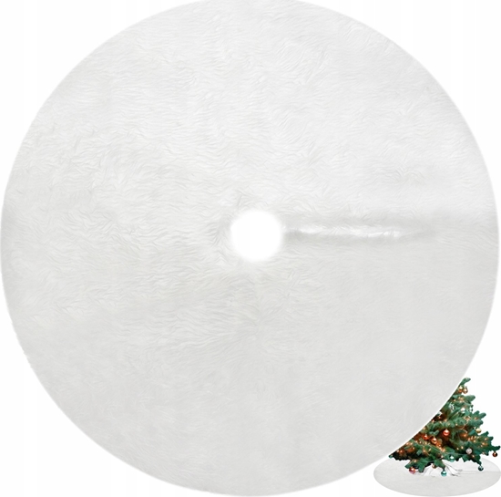 Изображение Dekoracja witeczna Ruhhy Mata dywanik pod choink 150cm Ozdoba dekoracja witeczna