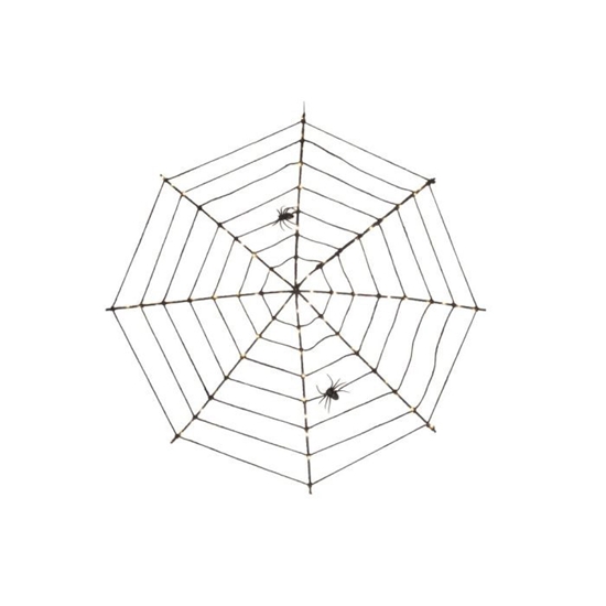 Picture of Dekors Halovīna Finnlumor zirnekļutīkls 80LED silti balts