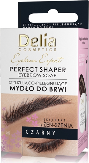 Picture of Delia Delia Cosmetics Eyebrow Expert Stylizujco-Pielgnujce Mydo do brwi - czarne 10ml