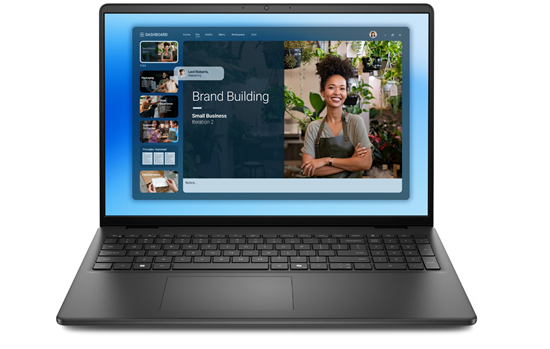 Picture of Dell 16 DC16250 | Carbon Black | 16 " | FHD+ | 1920 x 1200 pixels | Anti-glare | Intel Core 5 | 120U | 16 GB | DDR5 | Solid-state drive capacity 512 GB | Intel Graphics | Ubuntu | 802.11ax | Keyboard language English | Keyboard backlit | Warranty 36 mo