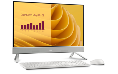 Attēls no Dell 27 All-in-One EC27250 | Desktop | AIO | 27 " | Intel Core 7 | 150U | 16 GB | DDR5 | 512 GB | Intel Integrated Graphics | English | Windows 11 Pro | Warranty 36 month(s)