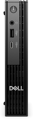 Изображение DELL Pro QCM1255 AMD Ryzen 3 8300GE 8 GB DDR5-SDRAM 512 GB SSD Windows 11 Pro Micro PC Mini PC Czarny