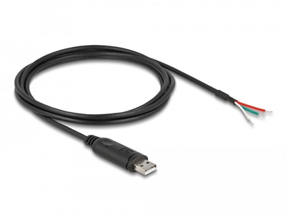 Picture of Delock Adapter Cable USB 2.0 Type-A to Serial RS-485 with 3 x open wire ends 2 m