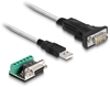 Изображение Delock Adapter USB 2.0 Type-A to 1 x Serial RS-422/485 male with 6 pin terminal block 5 V 1.8 m
