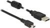 Picture of Delock Cable USB 2.0 Type-A male > USB 2.0 Mini-B male 1.5 m black