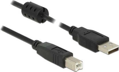 Picture of Delock Cable USB 2.0 Type-A male > USB 2.0 Type-B male 1.0 m black