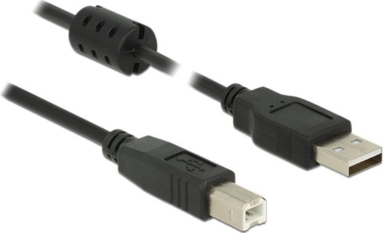 Picture of Delock Cable USB 2.0 Type-A male > USB 2.0 Type-B male 1.0 m black