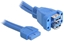 Изображение Delock Cable USB 3.0 pin header female to 2 x USB 3.0-A female stacked