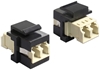 Picture of Delock Keystone Module LC Duplex female to LC Duplex female limegreen / black