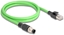 Attēls no Delock M12 Cable A-coded 8 pin male to RJ45 male PUR (TPU) 1 m