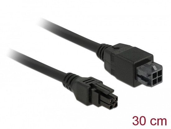 Picture of Delock Micro Fit 3.0 4 pin Extension Cable male > female 30 cm