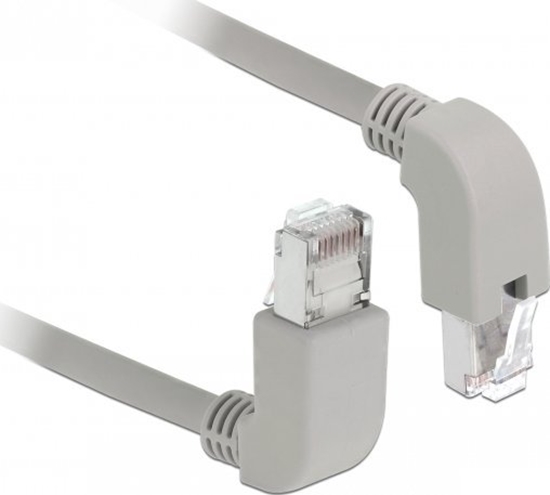 Picture of Delock Network cable RJ45 Cat.6 S/FTP upwards / downwards angled 0.5 m
