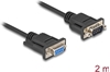Picture of Delock RS-232 Cable Serial D-Sub9 male to female with narrow plug housing 2 m