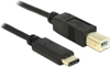 Picture of Delock USB 2.0 cable Type-C to Type-B 0.5 m