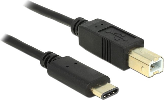 Picture of Delock USB 2.0 cable Type-C to Type-B 0.5 m