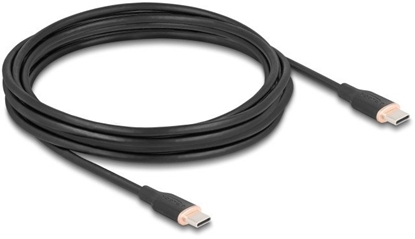Picture of Delock USB 2.0 Cable USB Type-C™ male to male PD 3.0 60 W 4 m black Silicone