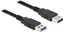 Изображение Delock USB 5 Gbps Cable Type-A male to Type-A male 1 m black
