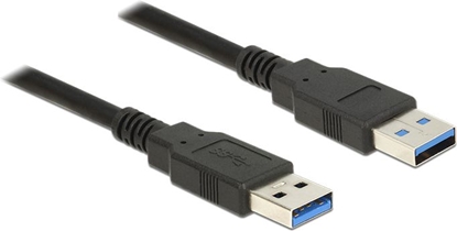 Attēls no Delock USB 5 Gbps Cable Type-A male to Type-A male 1.5 m black