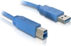 Picture of Delock USB 5 Gbps Cable Type-A male to Type-B male 2 m blue