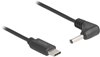 Picture of Delock USB Type-C™ Power Cable to DC 3.5 x 1.35 mm male angled 1.5 m