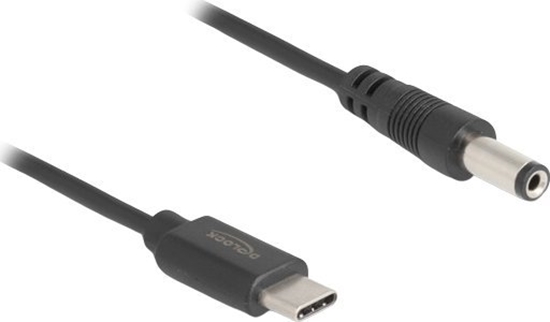 Picture of Delock USB Type-C™ Power Cable to DC 5.5 x 2.1 mm male 1 m
