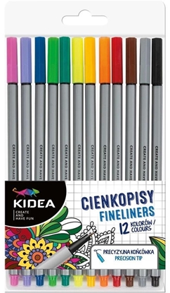 Picture of Derform Cienkopisy 12 kolorów KIDEA
