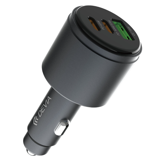 Picture of Devia Extreme Metal USB 2x USB-C Car Charger