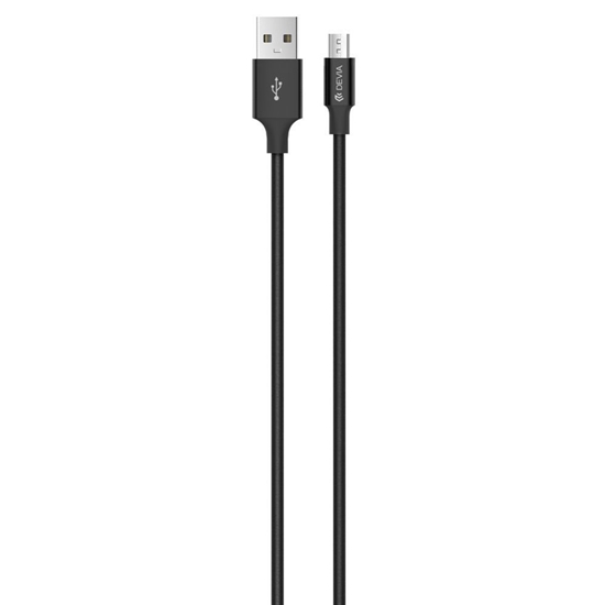 Picture of Devia Pheez Series Cable for Micro USB (5V 2.4A,1M) black