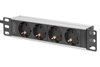 Picture of Digitus 10? Socket Strip with Aluminum Profile, 4-way safety sockets